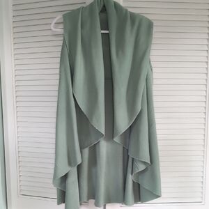 Sage Green Draped Vest